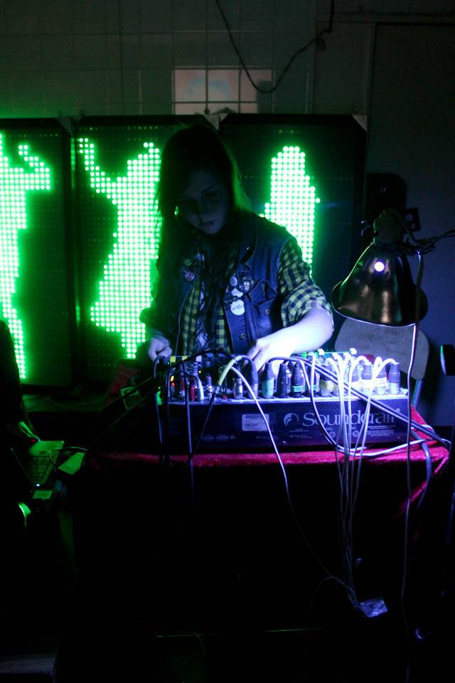 Setup at .GIF Festival